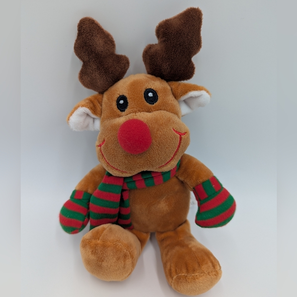 Windel Candy Co Reindeer Plush Scarf and Mittens Holiday Decor Germany Christmas
